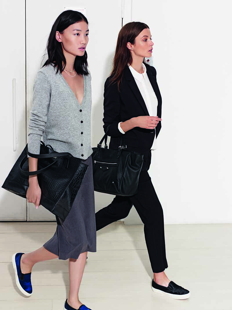 Xiaomeng and Charon for Mango Fall 2014 - FashionWindows