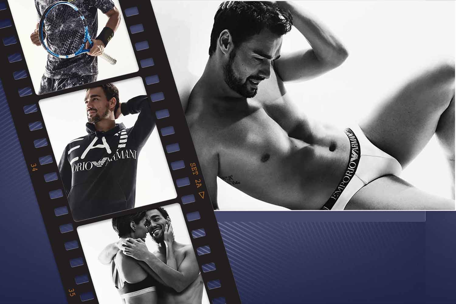 Fabio Fognini for Emporio Armani Underwear